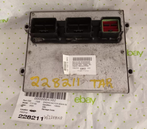 04 FORD PICKUP F150 Engine/motor Brain Box