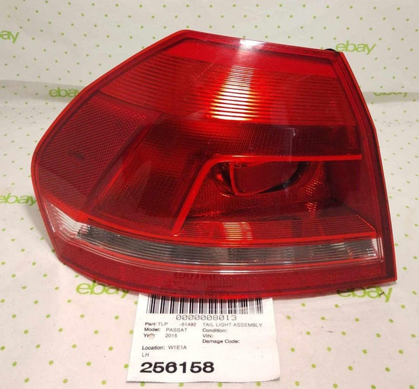 12 13 14 15 VW PASSAT Tail Light Assembly Left
