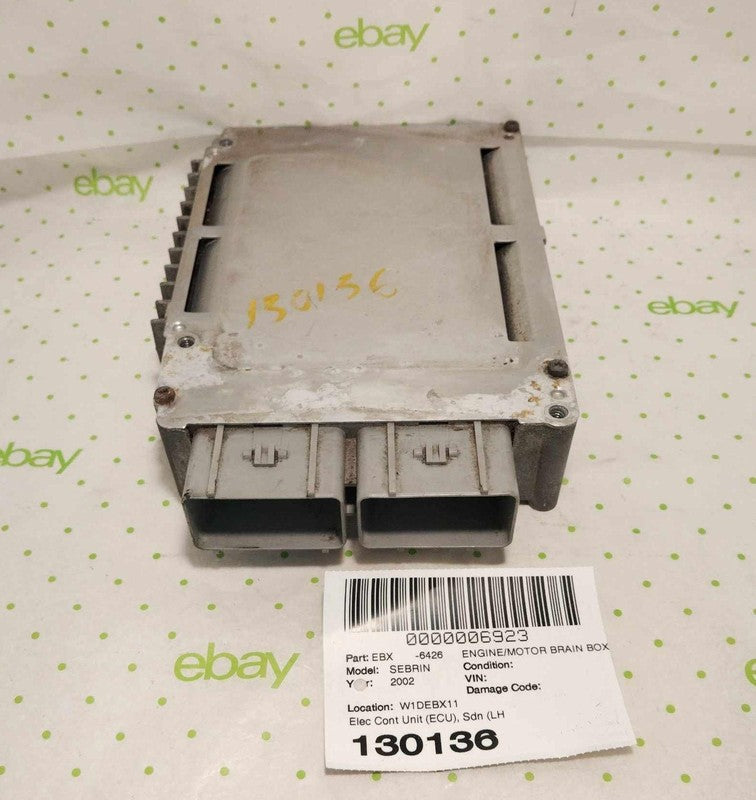 02 CHRYSLER SEBRING Engine/motor Brain Box