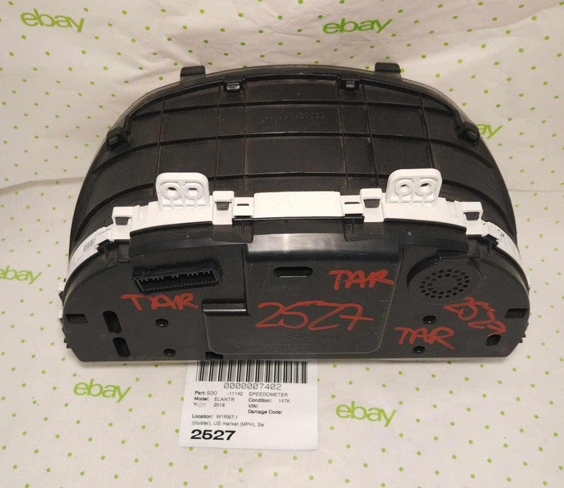 17 18 HYUNDAI ELANTRA Speedometer