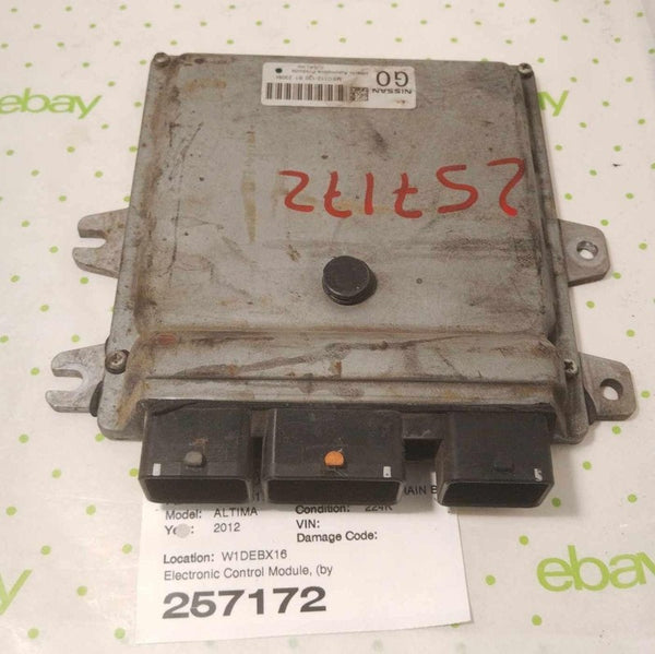 11 12 13 NISSAN ALTIMA Engine/motor Brain Box