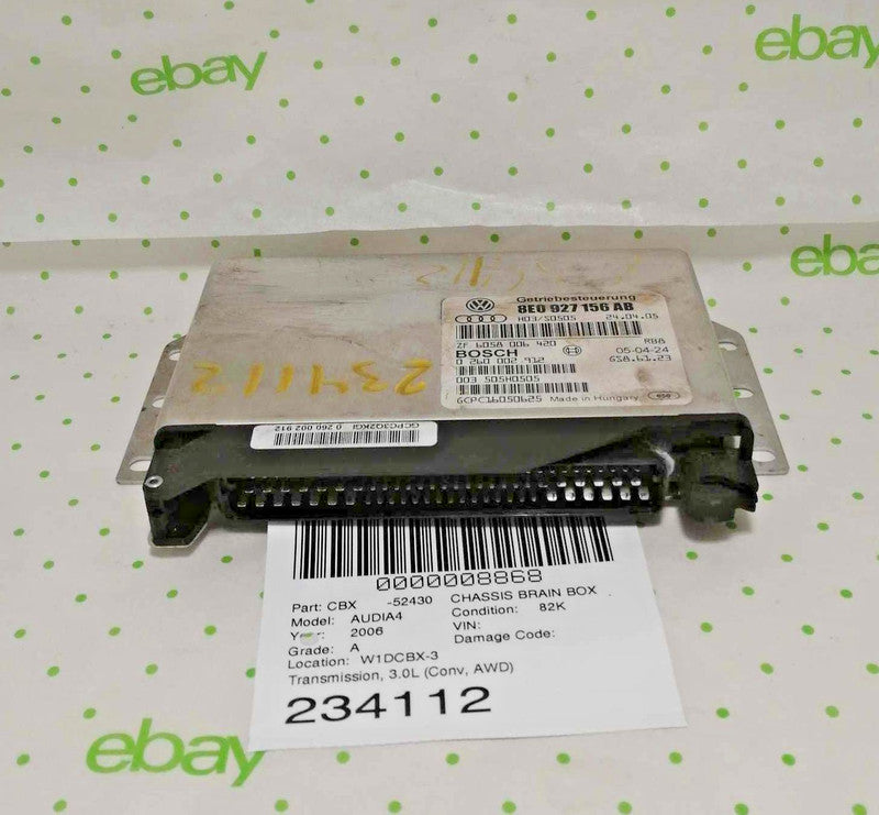 02 03 04 05 06 AUDI A4 Chassis Brain Box