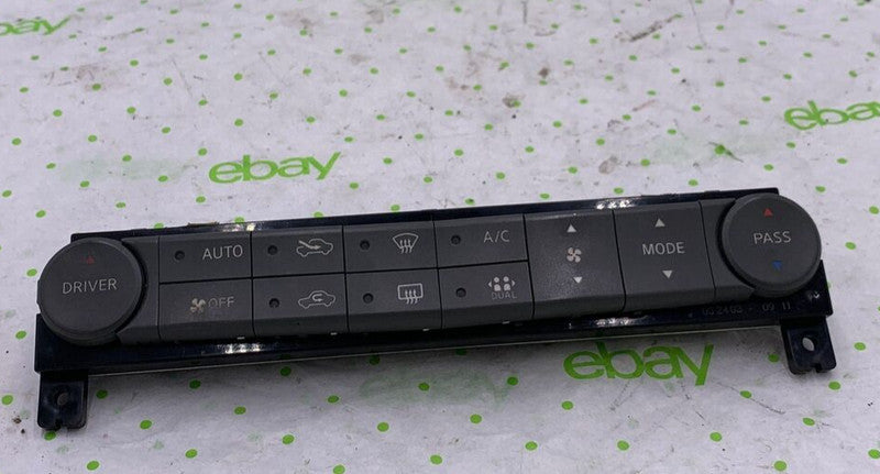 04 05 06 NISSAN MAXIMA Heater A/c Control