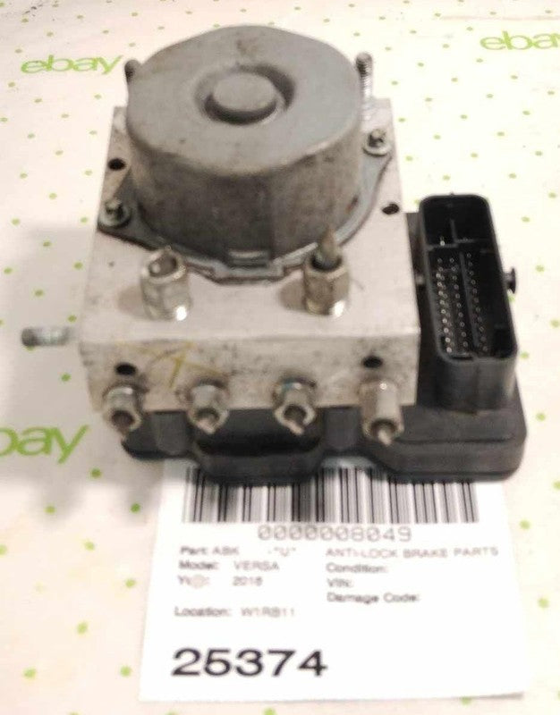 15 16 17 18 19 NISSAN VERSA Anti-lock Brake Parts