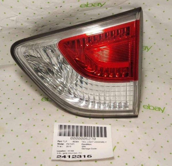 13 14 15 16 NISSAN PATHFINDER Tail Light gate mounted Assembly Right