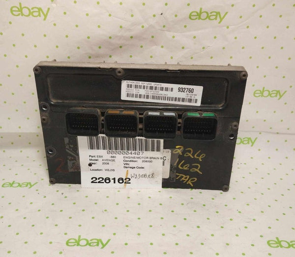 08 DODGE AVENGER Engine/motor Brain Box