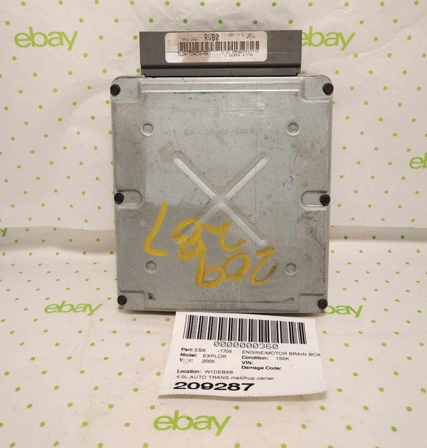 05 FORD EXPLORER Engine/motor Brain Box