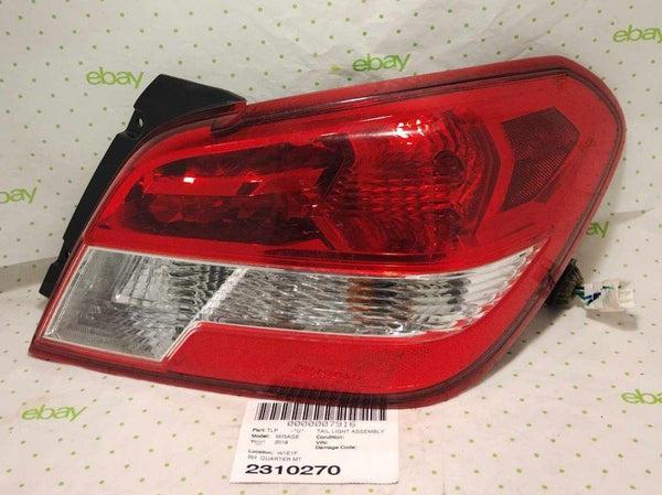 19 MITSUBISHI MIRAGE Tail Light Assembly Right