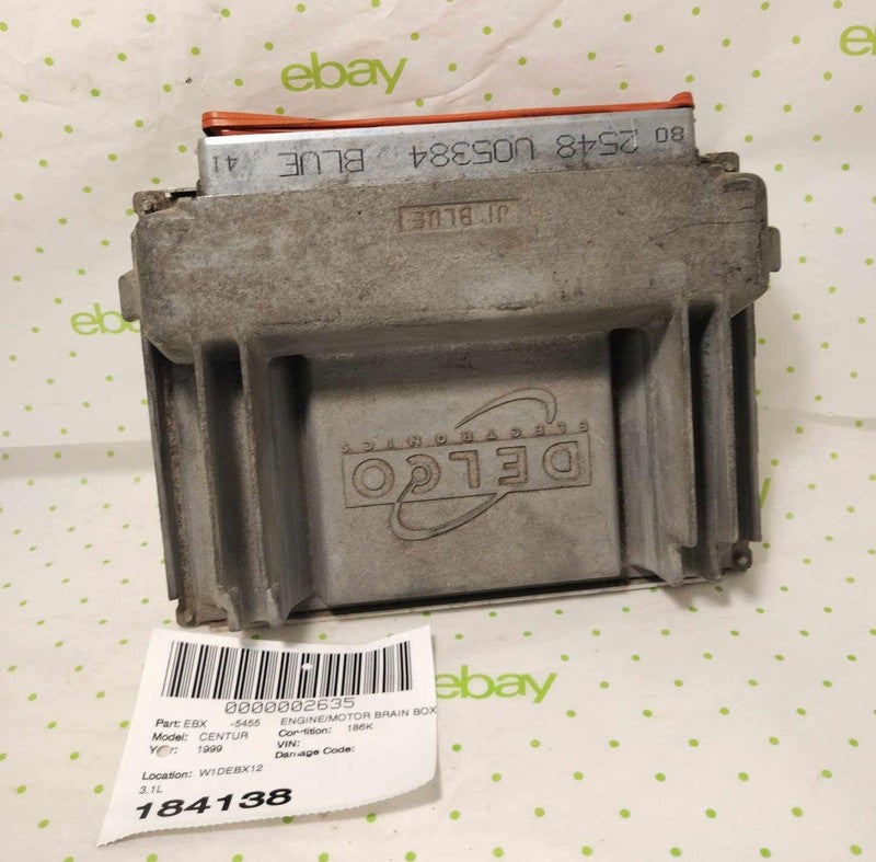 99 BUICK CENTURY Engine/motor Brain Box
