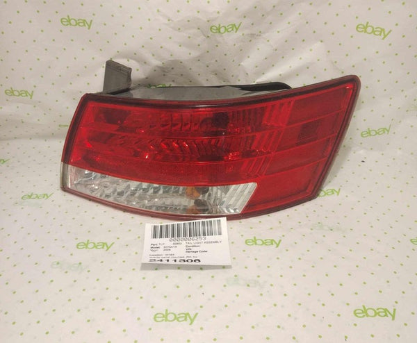 08 HYUNDAI SONATA Tail Light Assembly quarter panel mounted Right