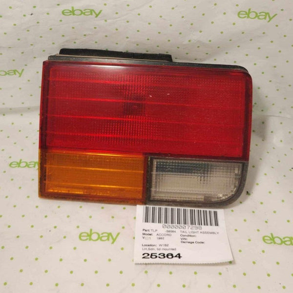 92 93 HONDA ACCORD Tail Light Assembly Left