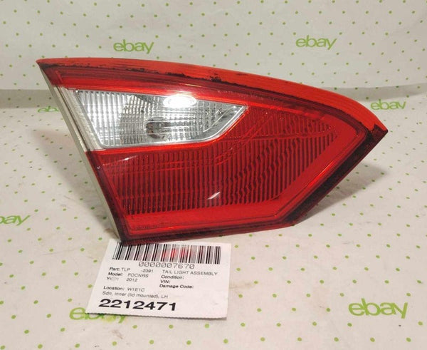 12 13 14 FORD FOCUS Tail Light Assembly Left