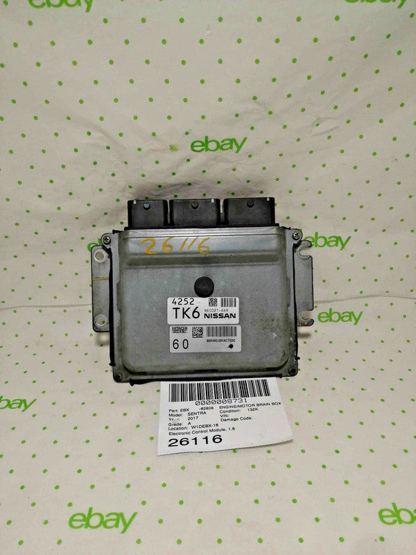 16 17 NISSAN SENTRA Engine/motor Brain Box