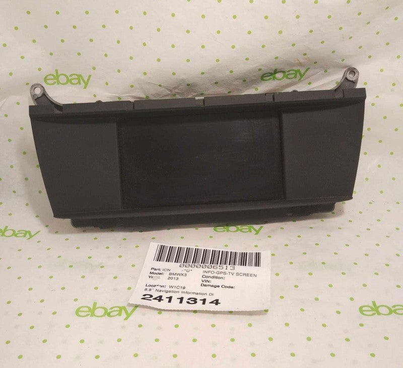 13 BMW X3 8.8" Navigation Information Display Screen Monitor