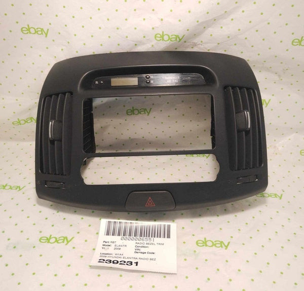 09 HYUNDAI ELANTRA Radio Bezel Trim