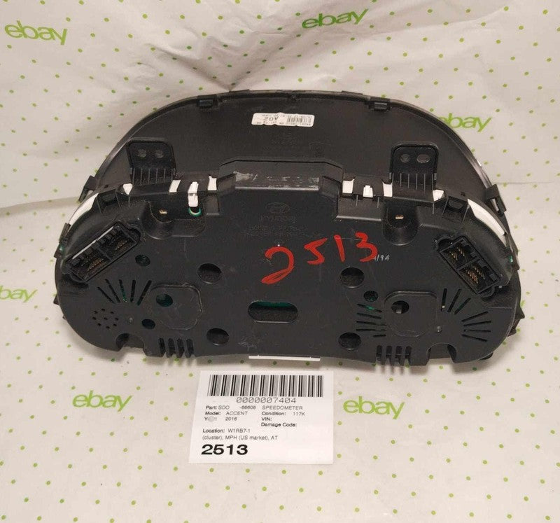15 16 17 HYUNDAI ACCENT Speedometer