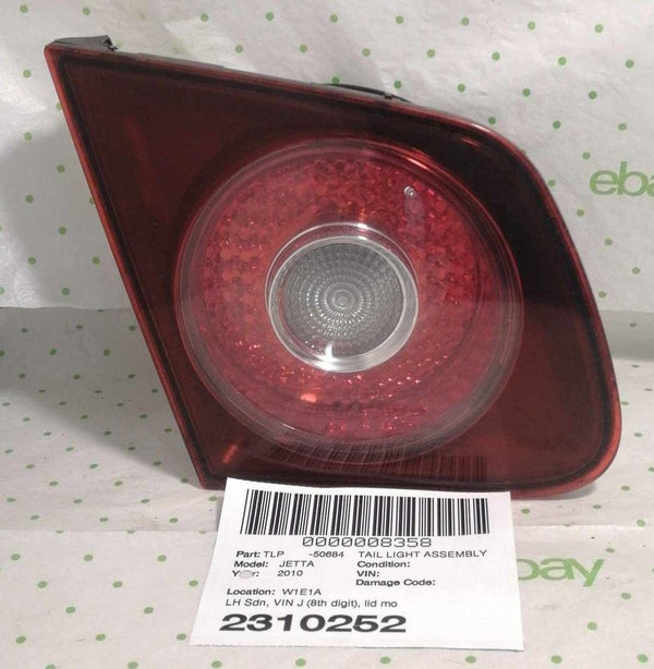 08 09 10 JETTA EXCEPT GLI Tail Light Assembly Left