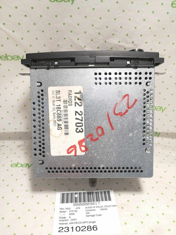 Audio & Visual Equip.(radio) FORD PICKUP F150 07 08