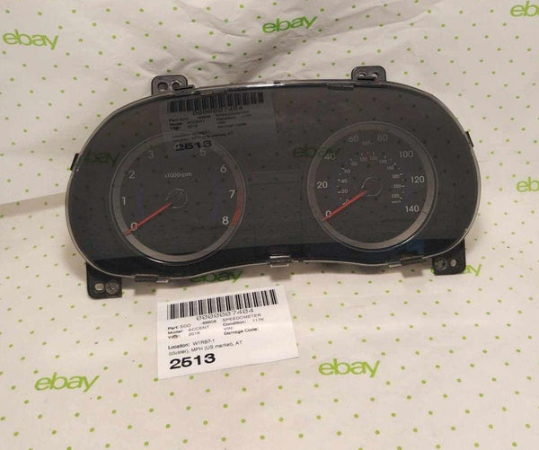 15 16 17 HYUNDAI ACCENT Speedometer