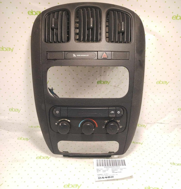 04 05 06 DODGE CARAVAN Heater A/c Control