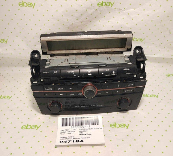 08 MAZDA 3 Audio & Visual Equip.(radio)