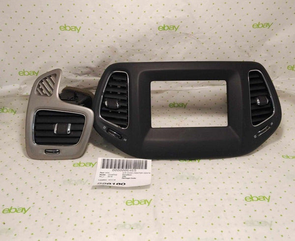 19 JEEP COMPASS Air Cond./heater Vents DASH DISPLAY BEZEL TRIM AND LEF