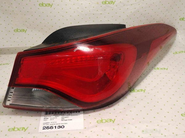 14 15 16 HYUNDAI ELANTRA Tail Light Assembly Right