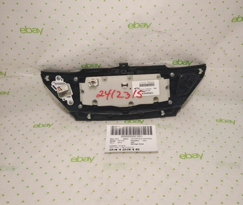13 14 15 16 NISSAN PATHFINDER Heater A/c Control