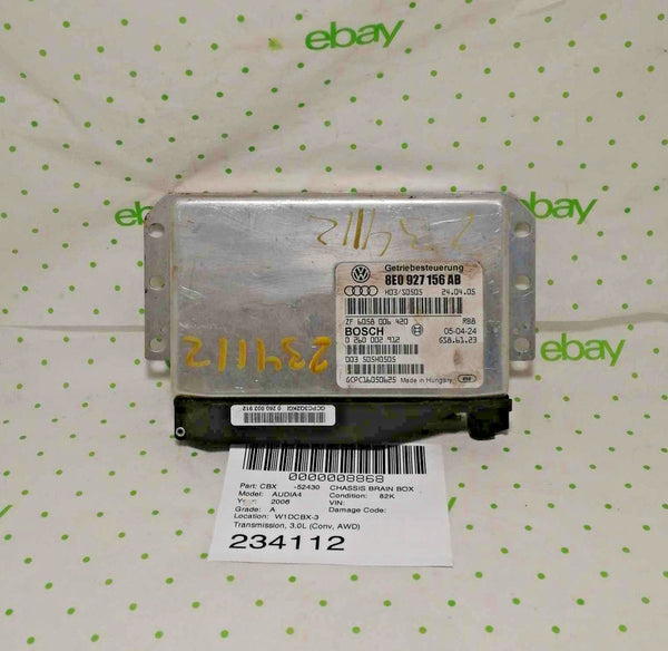 02 03 04 05 06 AUDI A4 Chassis Brain Box