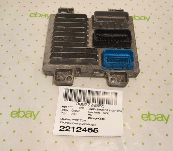 12 13 14 15 16 CHEVY CRUZE Engine/motor Brain Box