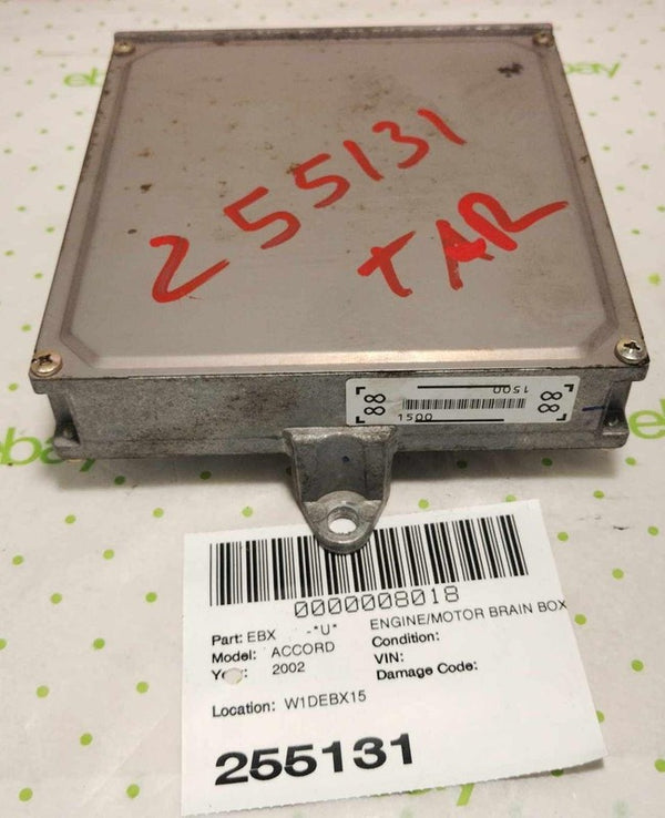 02 HONDA ACCORD Engine/motor Brain Box