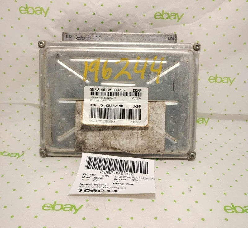 00 01 02 BUICK REGAL Engine/motor Brain Box