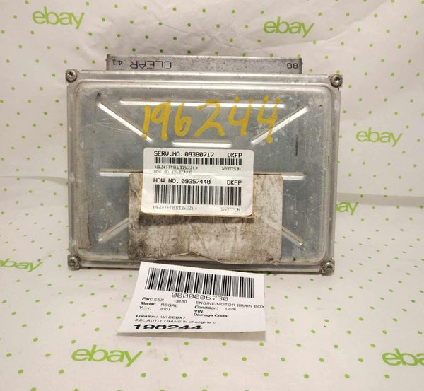 00 01 02 BUICK REGAL Engine/motor Brain Box