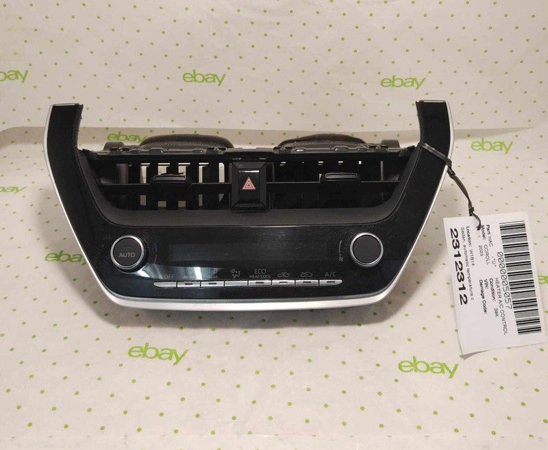 19 23 TOYOTA COROLLA Heater A/c Control ID with vents