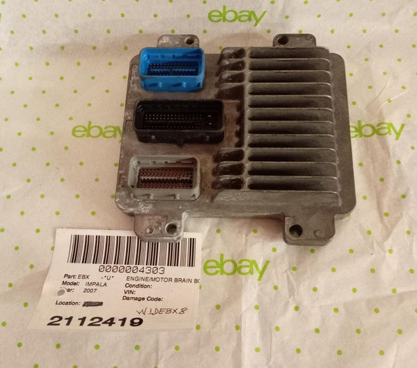 07 CHEVY IMPALA Engine/motor Brain Box