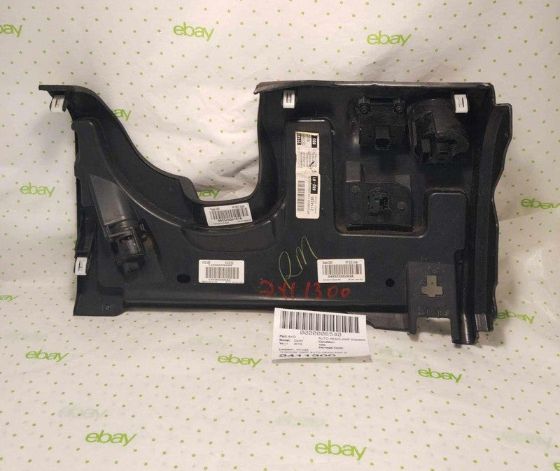 13 DODGE DART AUTO HEADLAMP DIMMER LOWER KNEE COVER PANEL TRIM / SWITC