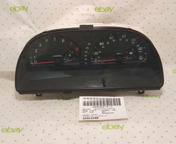 2002-2003 Toyota Camry Speedometer Instrument Cluster MPH 4 Cylinder A