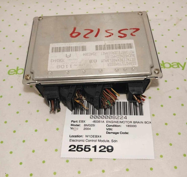 02 03 04 05 BMW 325I Engine/motor Brain Box