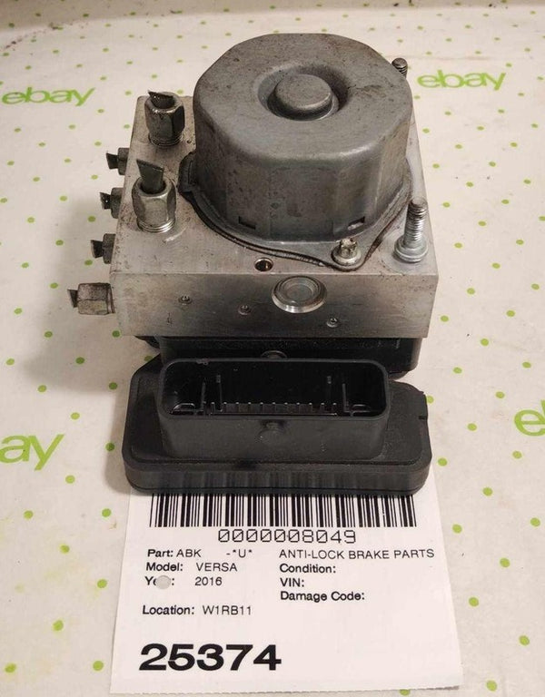 15 16 17 18 19 NISSAN VERSA Anti-lock Brake Parts