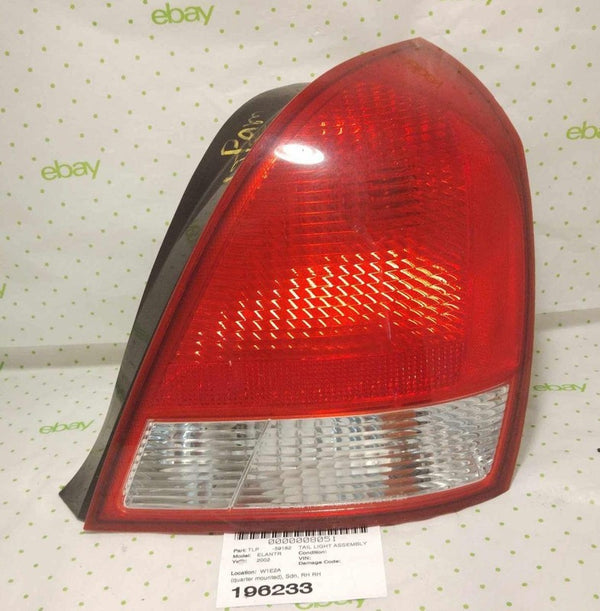 01 02 03 HYUNDAI ELANTRA Tail Light Assembly Right