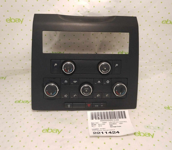 12 13 14 VW ROUTAN Heater A/c Control 5 knobs (opt 9AI) heated seatA/C