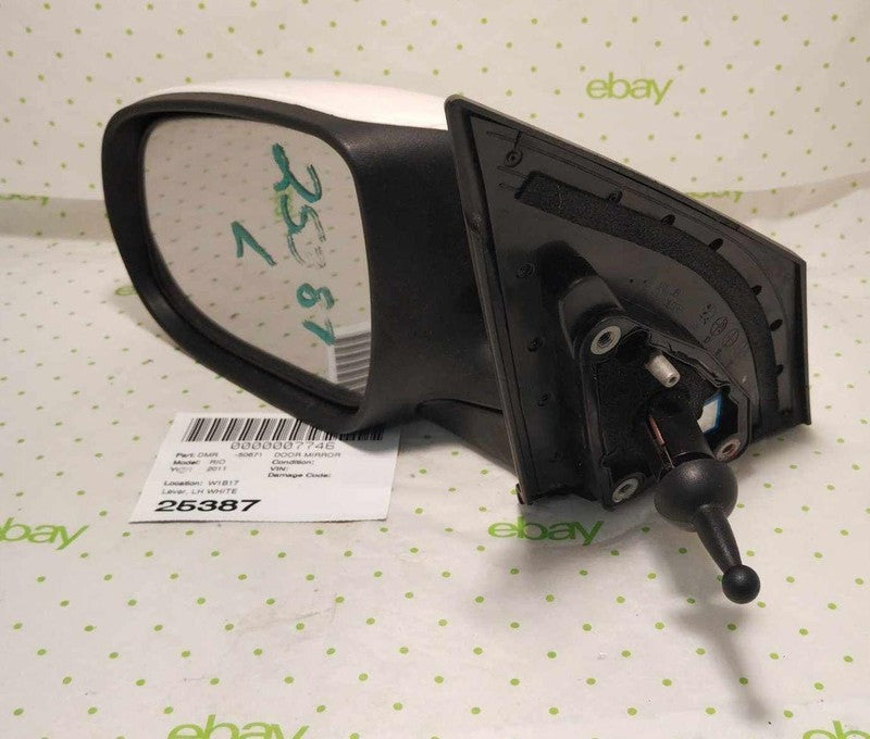 10 11 KIA RIO Door Mirror Left, WHITE