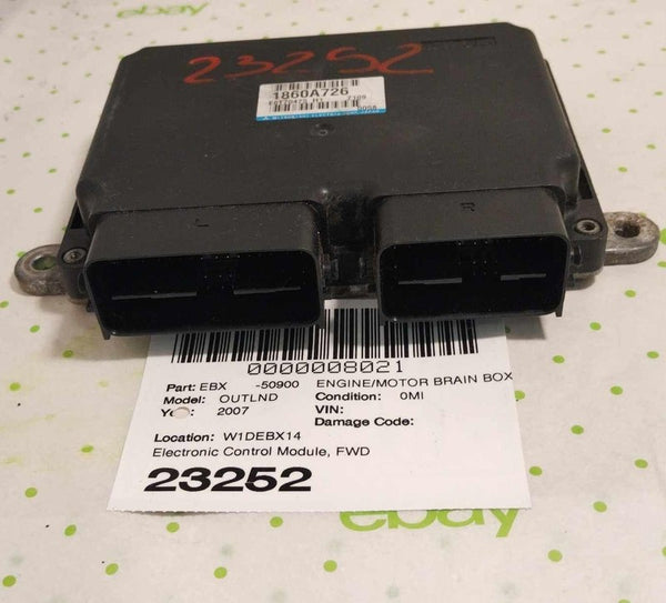 07 MITSUBISHI OUTLANDER Engine/motor Brain Box