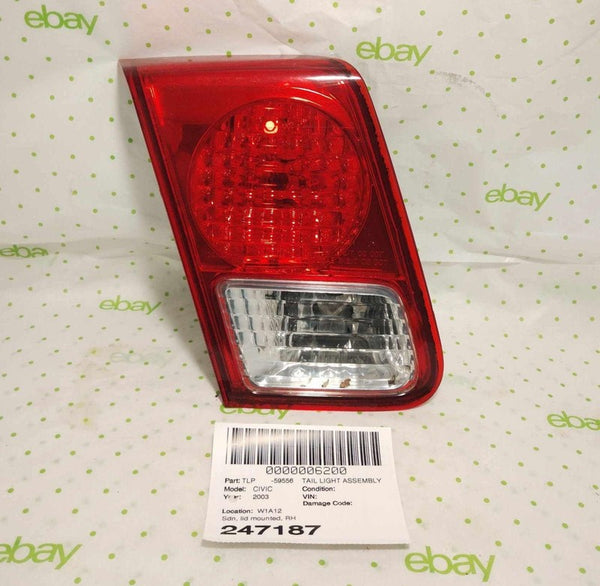 03 04 05 HONDA CIVIC Tail Light Assembly Right