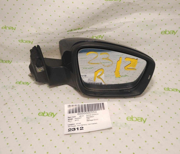 13 14 15 VW PASSAT Door Mirror Right Blue w turn light