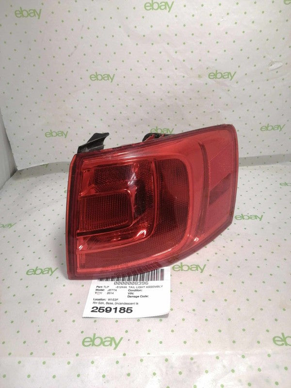 11 12 13 14 JETTA EXCEPT GLI Tail Light Assembly Right