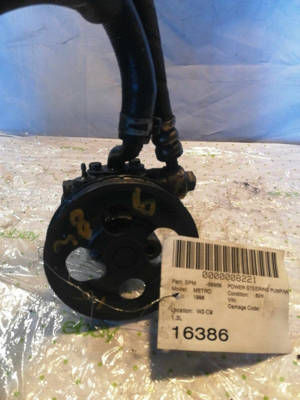 Power Steering Pump/motor CHEVY GEO METRO 98 99 00 01