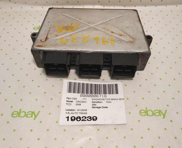 06 FORD CROWN VICTORIA Engine/motor Brain Box
