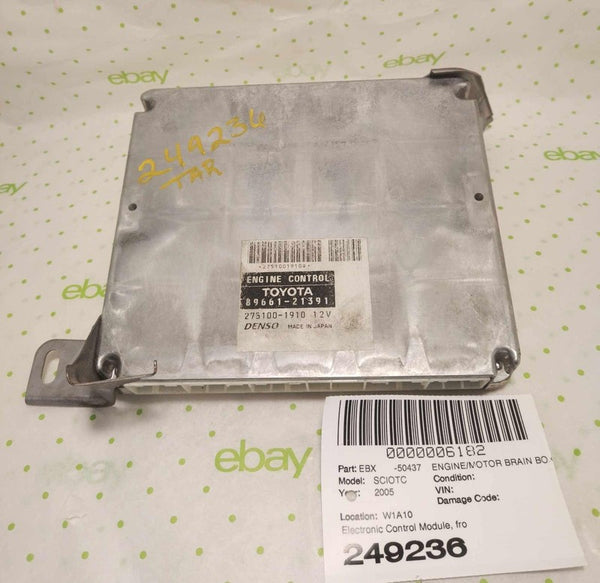 05 06 SCION TC Engine/motor Brain Box / 2.4LMANUAL TRANS