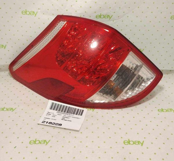 06 07 08 TOYOTA RAV-4 Tail Light Assembly Left